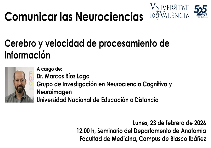 Conferència: Cerebro y velocidad de procesamiento de información